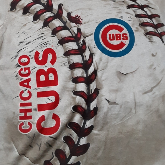 2014 CHICAGO CUBS LIQUID BLUE TEE - Picture 2 of 5